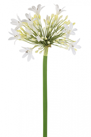 Plante artificiale si uscate - Floare artificiala Alba, Fibre artificiale, Crem/Alb, 92 cm