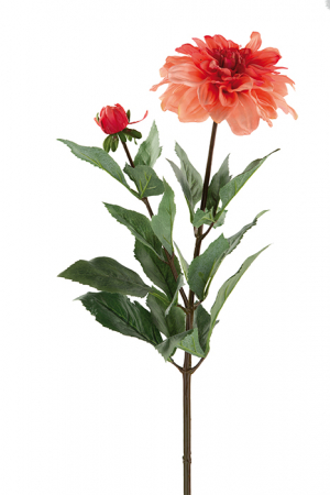 IN STOC - Floare DAHLIE, fibre sintetice, 70 cm