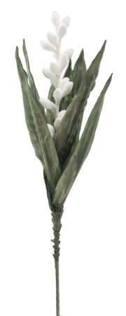 Plante artificiale si uscate - Floare de aloe alba cm ø 23x93