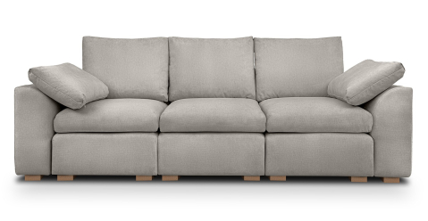 Canapele - Fluffy canapea fixa  de 3 locuri modulara