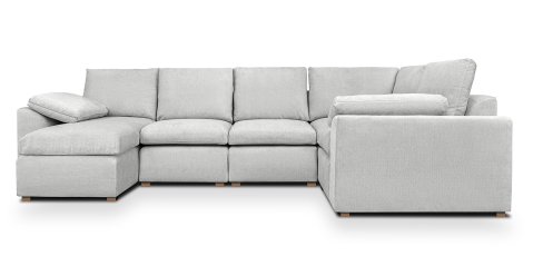 Canapele fixe - Fluffy canapea fixa U modulara