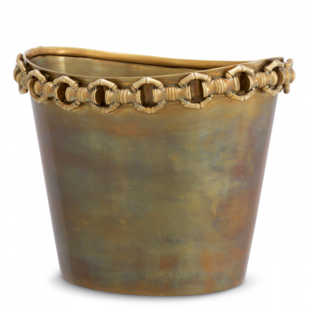 Frapiere - Frapieră, Clementine, finisaj din alamă cu aspect vintage, Dims: L. 28 | W. 22 | H. 21  (CM)