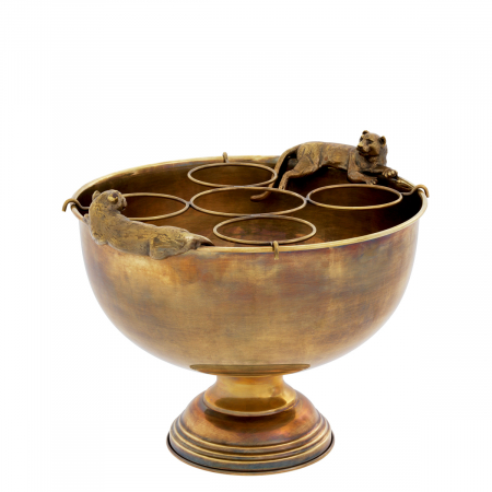 Frapiere - Frapieră de șampanie, Jordan, finisaj din alamă cu aspect vintage