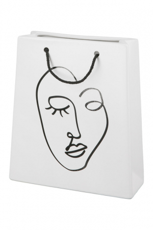 Ghivece si suporturi de flori - Geantă de mână ceramică deco visione