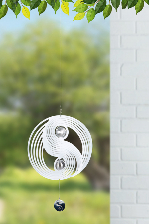 Clopotei de vant si ghirlande - Ghirlanda otel Yin Yang