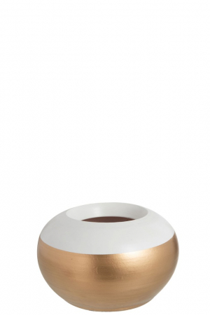 Ghivece si suporturi de flori - Ghiveci, Ceramica, Alb, 29x29x16 cm