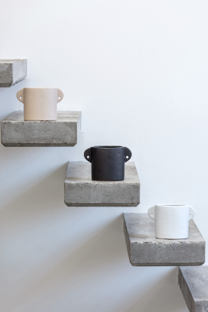 Ghivece si suporturi de flori - Ghiveci, Ceramica, Bej, 16.5x8.5x11.5