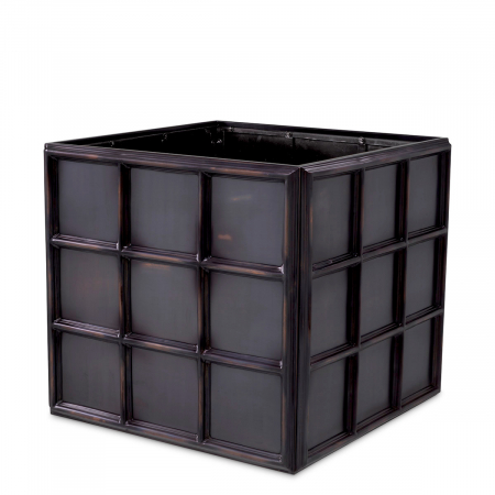 Ghivece si suporturi de flori - Ghiveci, Grid M, finisaj bronz antic(CM)