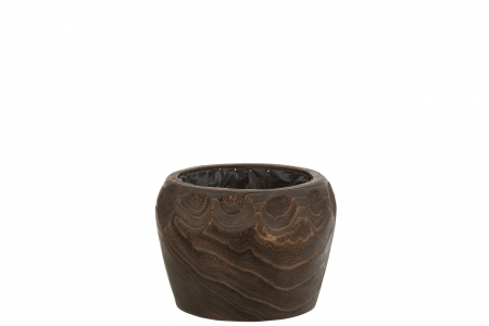 Ghivece si suporturi de flori - Ghiveci, Lemn, Maro, 29x29x20 cm