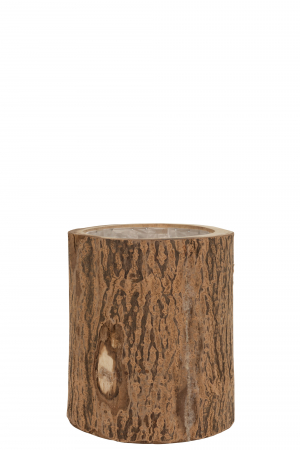 Ghivece si suporturi de flori - Ghiveci, Lemn, Natural, 30x30x32 cm