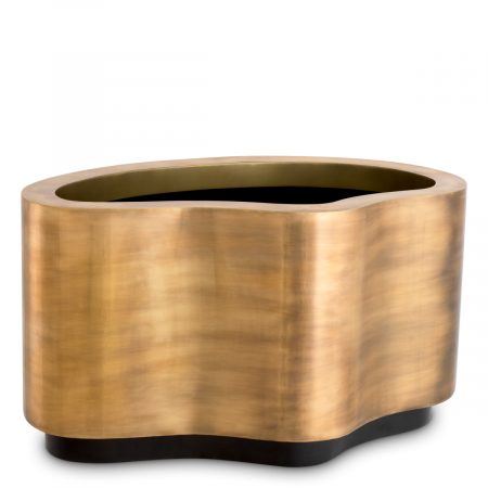 Ghivece si suporturi de flori - Ghiveci, Monza, finisaj din alamă cu aspect vintageL. 100 | W. 69.5 | H. 54.5 (CM)