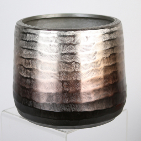 Ghivece si suporturi de flori - Ghiveci Sunrise, aluminiu, multicolor, 19x20 cm