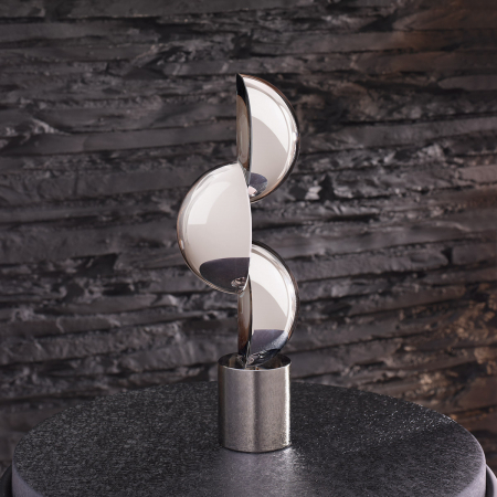 Modern - Glass Art, Sculptură, Sticlă, negru, alb, PU 1, L. 7 cm, L. 12 cm, H 33 cm