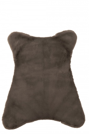 Huse scaune - Husa scaun Butterfly, Blana artificiala, Gri, 97x81x81 cm