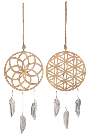 Accesorii - Inima lemn Mandala Set 2