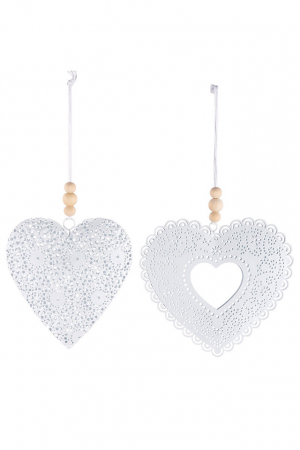 Clopotei de vant si ghirlande - Inima metalica Clico Set 2