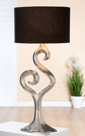 Veioze - Lampa Luma, aluminiu, maro/argintiu, 10x69x31 cm