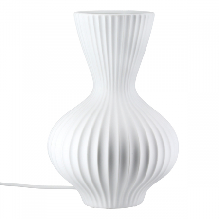 Veioze - Lampă de masă, Greta, Porțelan, alb, PU 1, H. 29,5 cm, D. 20 cm