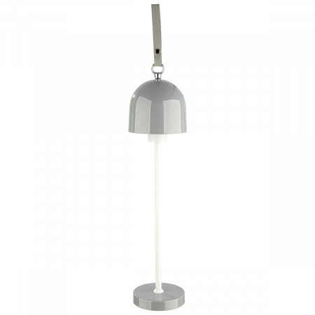 Veioze - Lampă de masă (LED), Metal, gri, PU 1, H 45 cm, D 11 cm