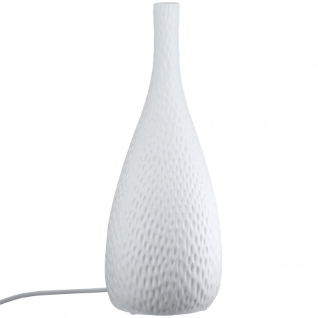 Veioze - Lampă de masă, Sticlă, Porțelan, alb, PU 1, H 27 cm, D 12 cm