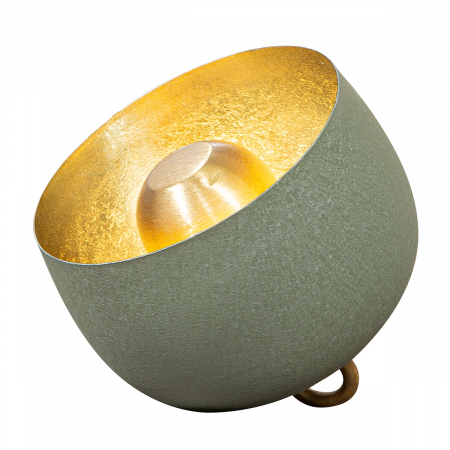 Lampadare - Lampa de podea, Verda, Metal, verde, PU 1, H. 25 cm, D. 25,5 cm