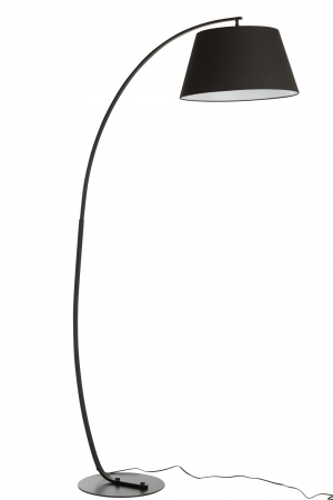 Lampadare - Lampadar Arch, Metal/Fier, Negru, 106x56x188 cm