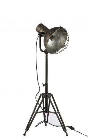 Lampadare - Lampadar Lamp, Metal/Fier, Gri, 35x30x93 cm