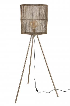 Lampadare - Lampadar Metal, Metal/Fier, Maro, 74x74x136 cm