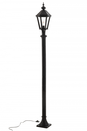 Lampadare - Lampadar Pole pentru exterior, Metal/Fier, Negru, 26x26x210 cm