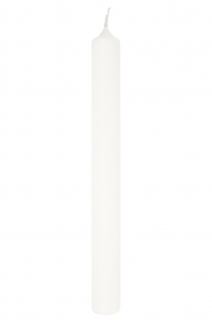 Lumanari - Lumanare Candle, Parafina, Alb, 40x4 cm