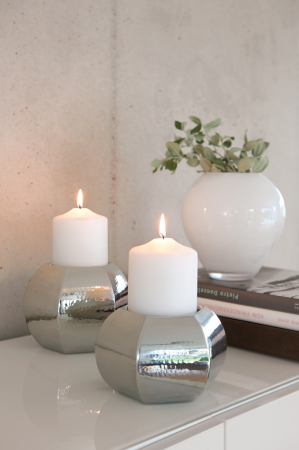 Lumanari - Lumanare Candle, Parafina, Alb, 8x10 cm