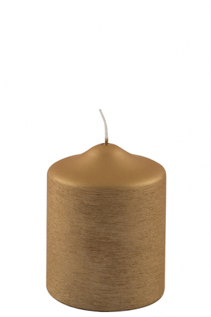 Lumanari - Lumanare Candle, Parafina, Auriu, 10x8 cm