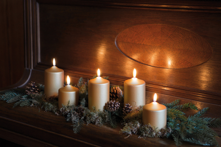 Lumanari - Lumanare Candle, Parafina, Auriu, 32.20x2.20x27.10 cm