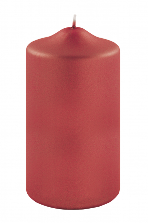 Lumanari - Lumanare Candle, Parafina, Rosu, 15x8 cm