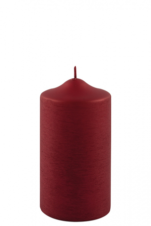 Lumanari - Lumanare Candle, Parafina, Rosu, 15x8 cm