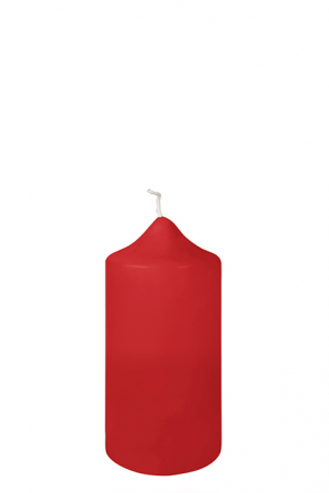 Lumanari - Lumanare Candle, Parafina, Rosu deschis, 15x8 cm