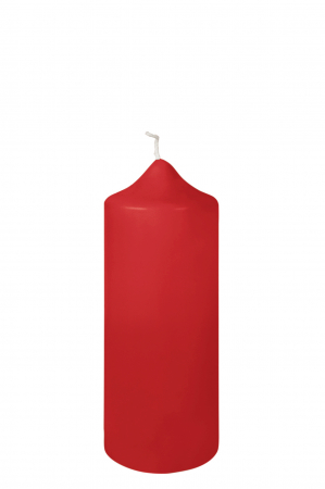 Lumanari - Lumanare Candle, Parafina, Rosu deschis, 20x8 cm