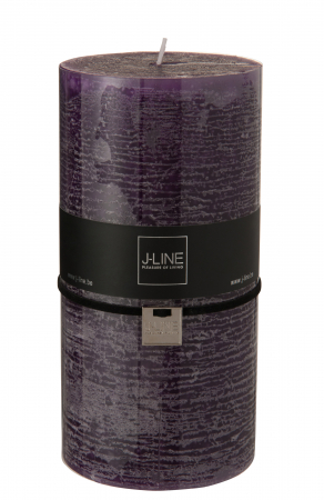 Lumanari - Lumanare, Ceara, Mov, 10x10x20 cm