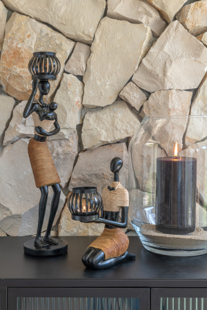 Lumanari - Lumanare, Ceara, Negru, 7x7x15