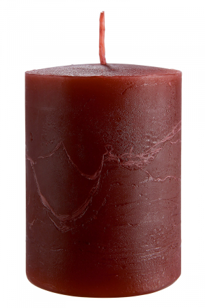 Lumanari - Lumanare Pillar, ceara, grena, 8x6 cm