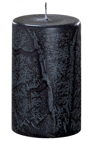 Lumanari - Lumanare VULCANO, albastru petrol, ceara, 7 x 11.5 cm