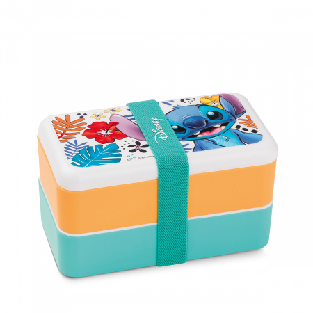 Accesorii - Lunchbox, Stitch, Sintetică, albă, PU 3, L. 10 cm, L. 18 cm, H. 10 cm