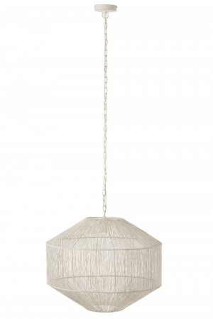 Lustre - Lustra Metal, Metal/Fier, Alb, 60x60x150 cm