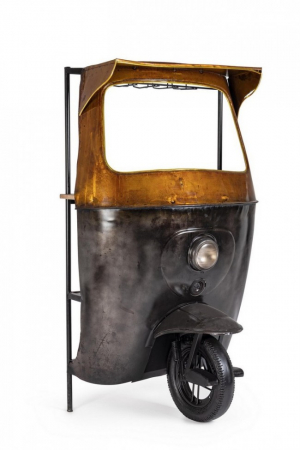 Mese de bar - Masa Bar Ape, Metal, Maro, 91x68x160