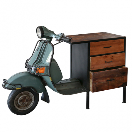 Mese de bar - Masa de bar Scooter, metal/mango, 107x140x48 cm