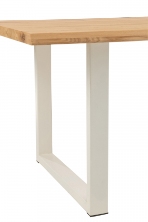 Picioare masa dining, Metal , Alb , 86x18x72