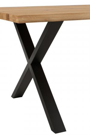 Picioare masa dining, Metal , Negru, 86x18x72