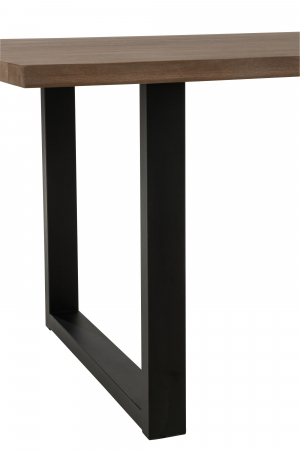 Picioare masa dining, Metal , Negru, 86x18x72