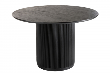Mese dining - Masa dining Vincent , Lemn, Negru, 120x120x76