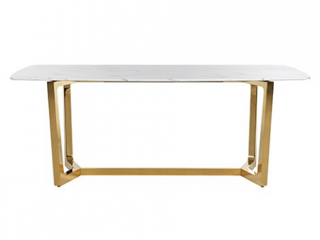 Mese dining - Picioare de masa Dynasty (fara blat) otel, Auriu 70x90